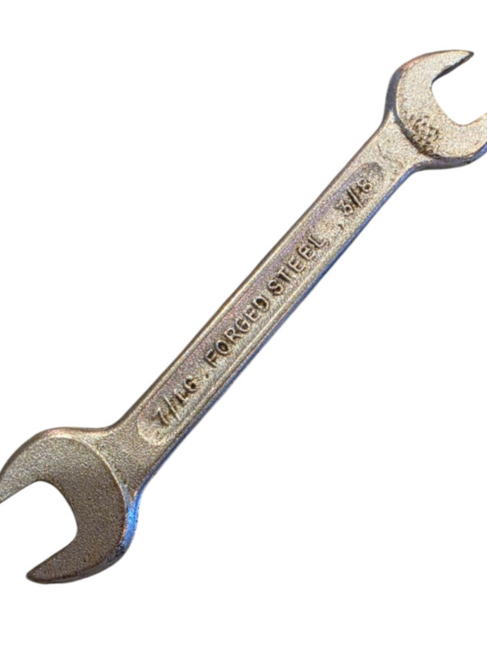 Vintage double open-end wrench 7/16 & 3/8 Forged Steel Tru Fit USA